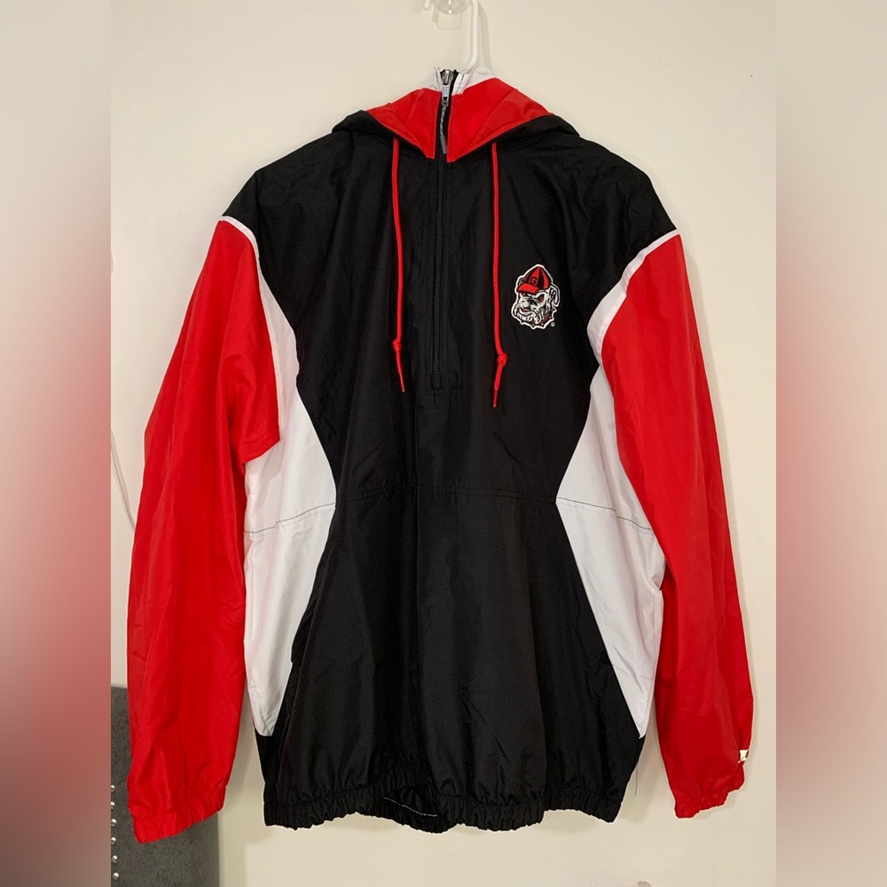 Champion Georgia Bulldogs Mens Windbreaker Size M